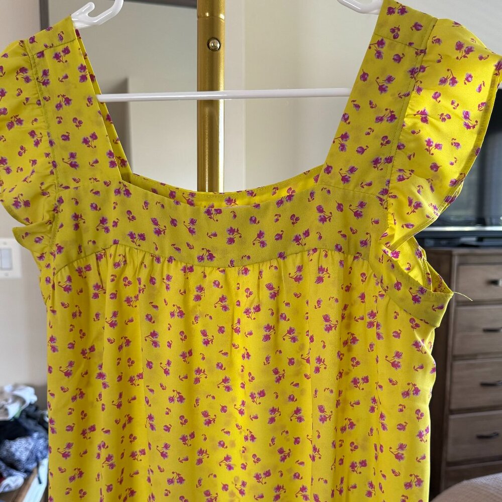 Colorful sheath top